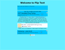 Tablet Screenshot of flip-text.org